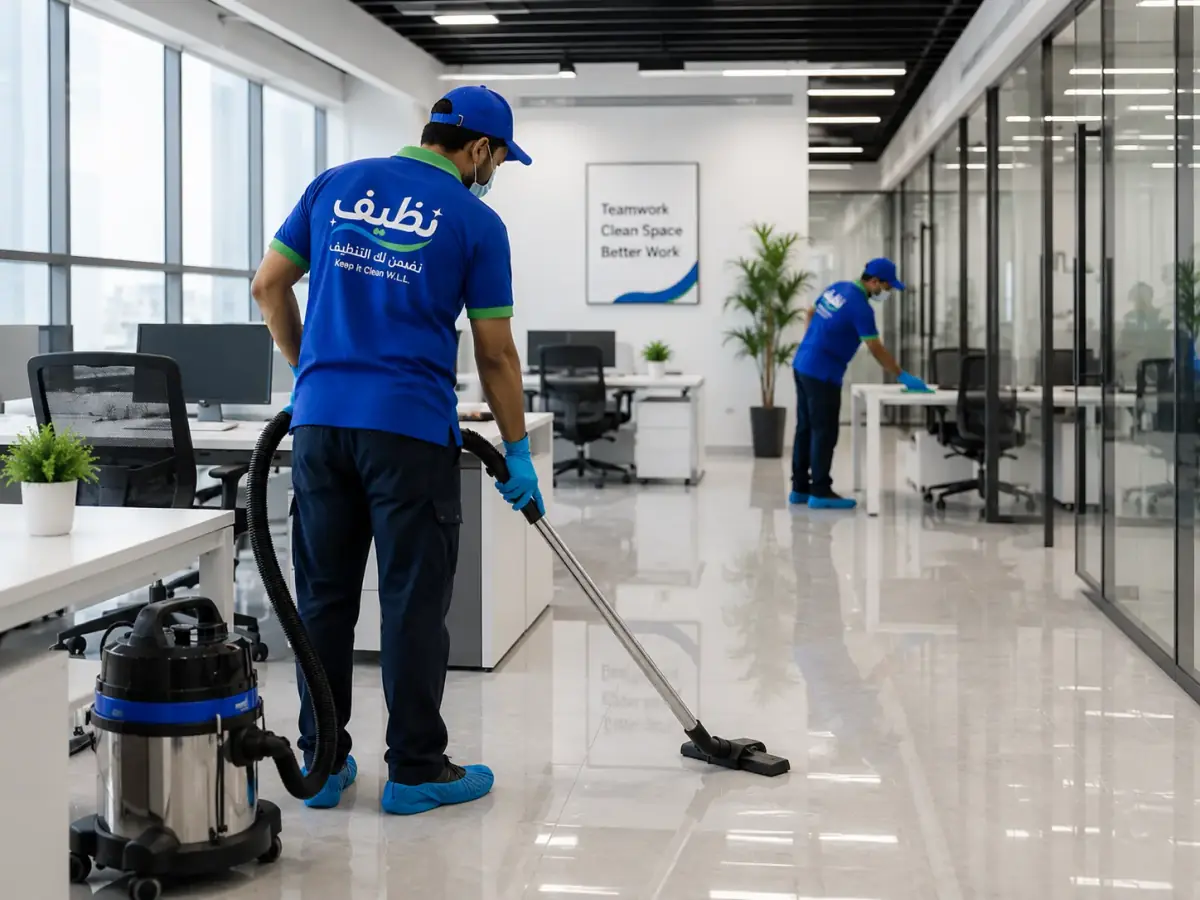 تعاقد شهري لتنظيف المكاتب
