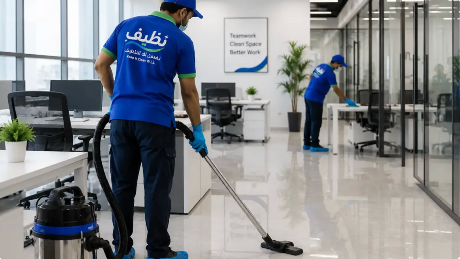 تنظيف مكتب